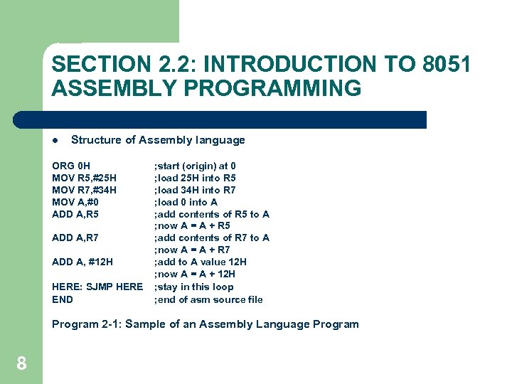 8051 assembly language programming pdf